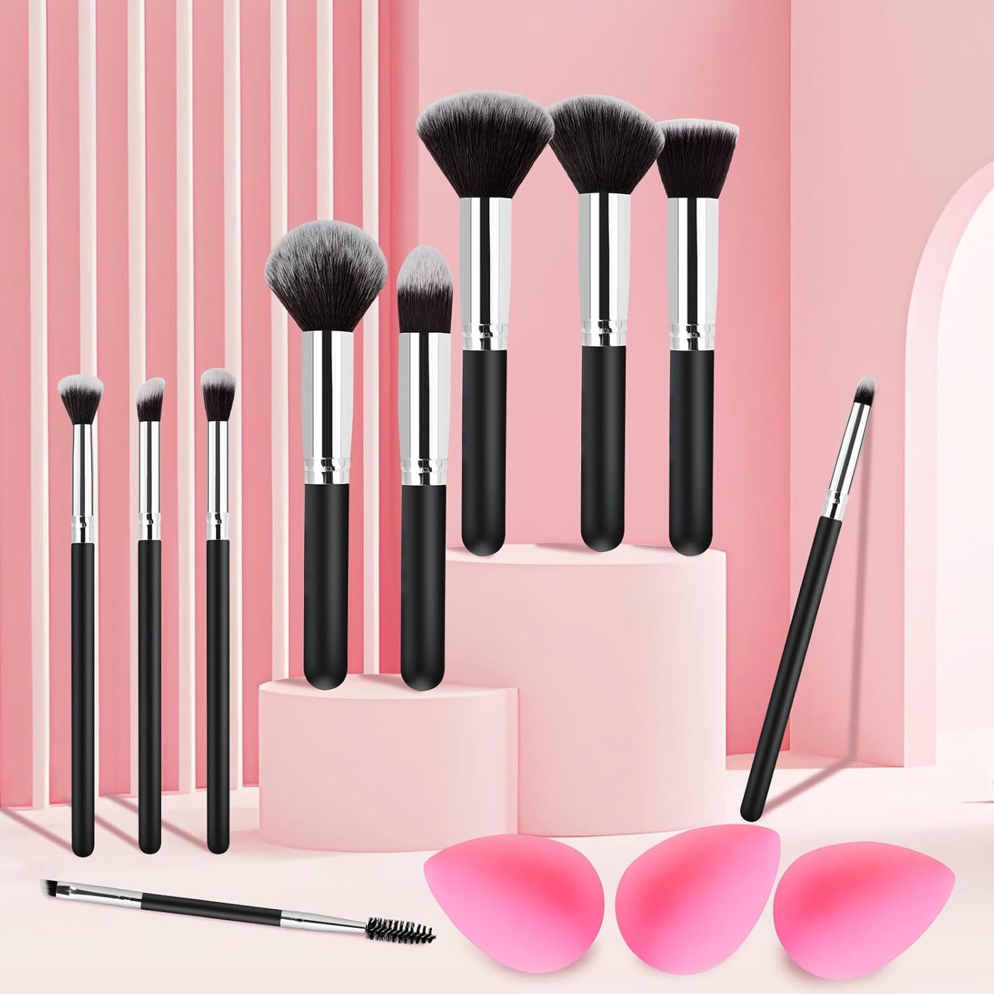 Herbionyx 13-Piece Professional Makeup Brush Set