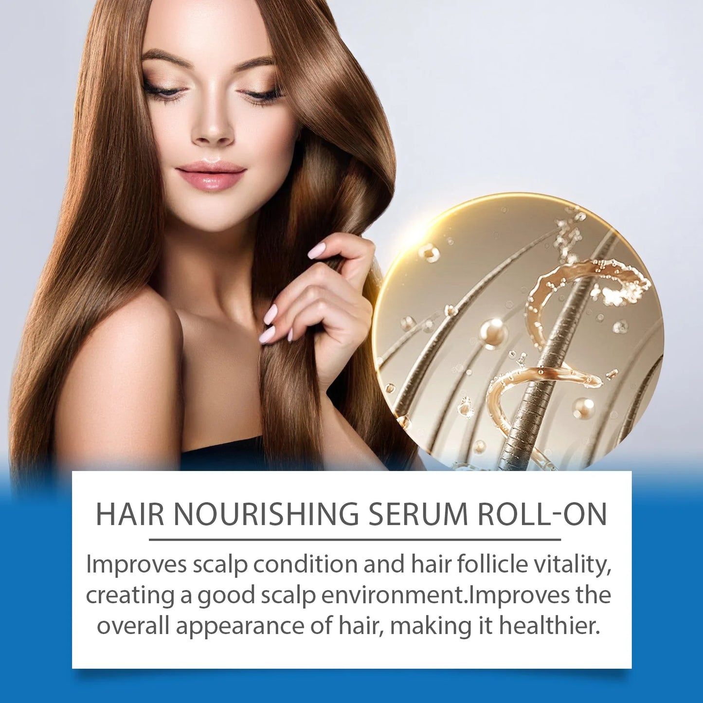 Rosemary Hair Growth Roller Essence Improves Scalp Health Stimulates Follicle Activity Reduces Hair Breakage Increases Density