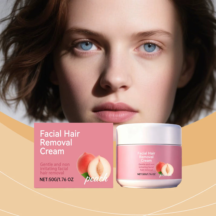 Facial Mild Hair Removal Cream Sensitive Skin Nourishing Hydration Refreshing Lip Facial Skin Women Beauty Soothing Ointment 50G