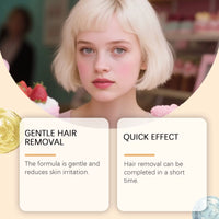 Facial Mild Hair Removal Cream Sensitive Skin Nourishing Hydration Refreshing Lip Facial Skin Women Beauty Soothing Ointment 50G